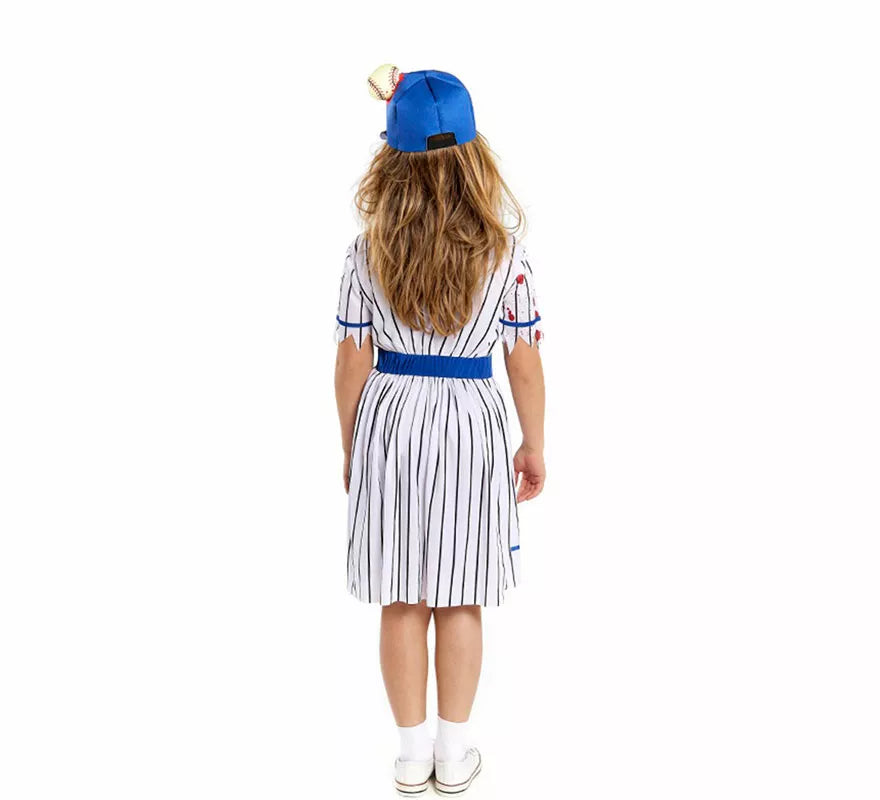 Translation missing: en.Disfraz de Jugadora de Béisbol Zombie para niña