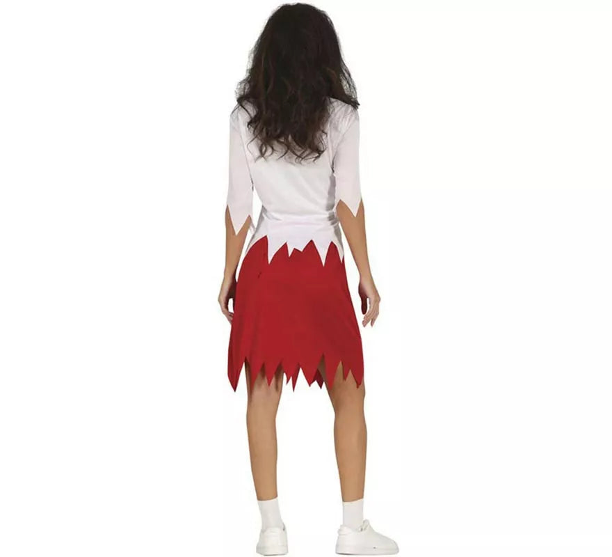Disfraz de Jugadora de Rugby Zombie para mujer