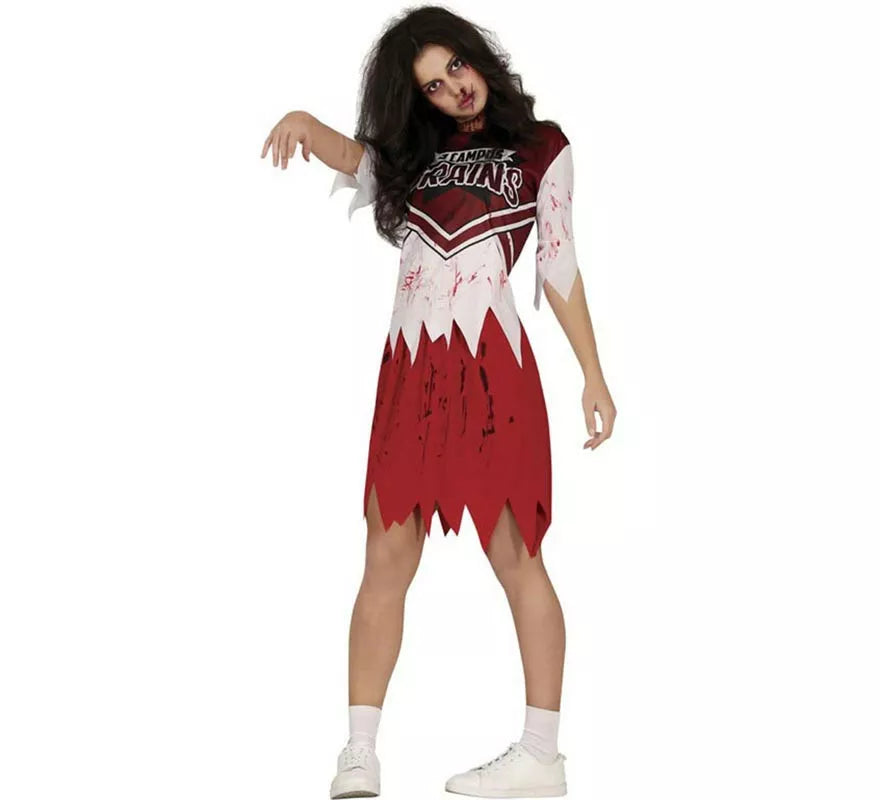 Disfraz de Jugadora de Rugby Zombie para mujer