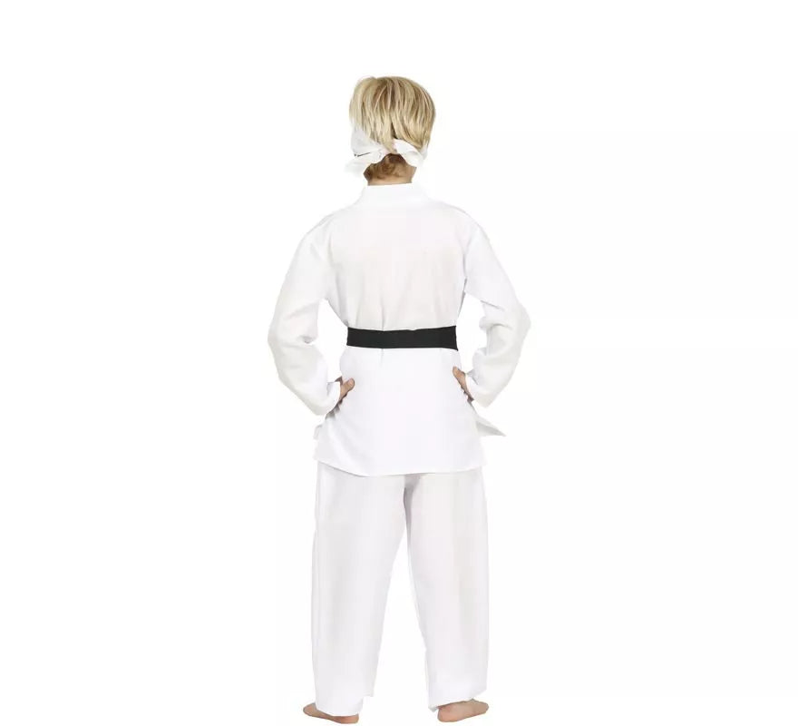Disfraz de Karateca Blanco para niño
