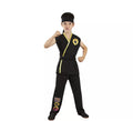 Disfraz de Karateka Negro para niños