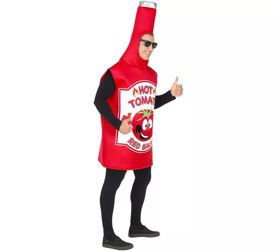 Disfraz de Ketchup de Tomate Picante para adulto
