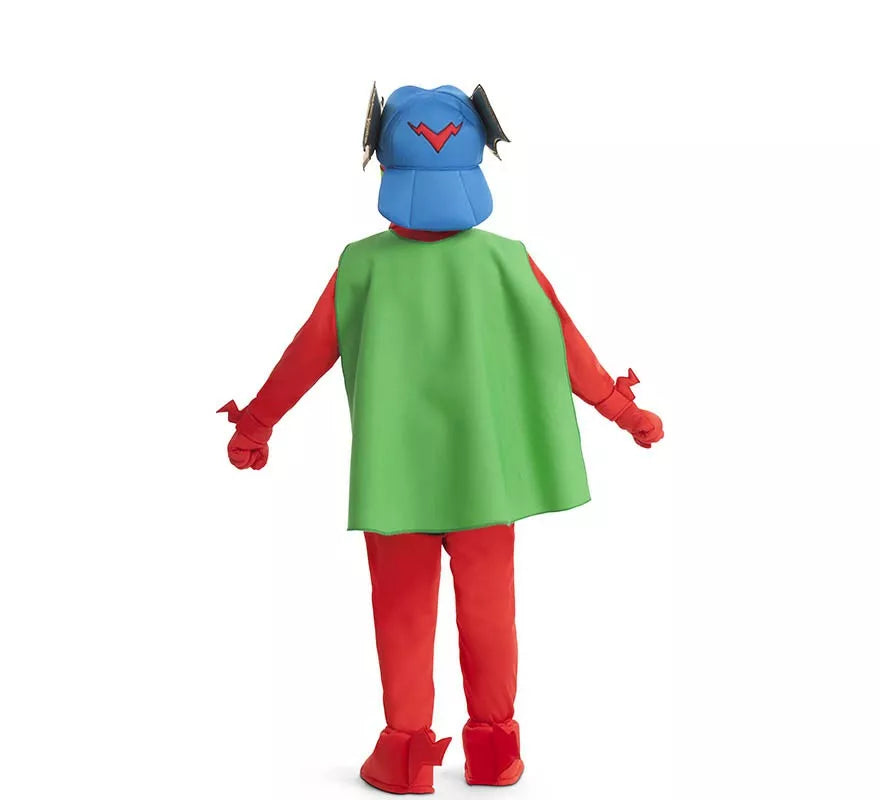 Disfraz de Kid Fury de SuperZings para niños