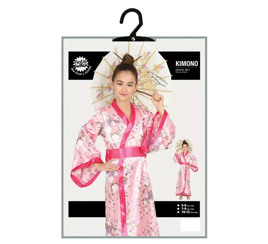 Disfraz de Kimono Japonesa para niña