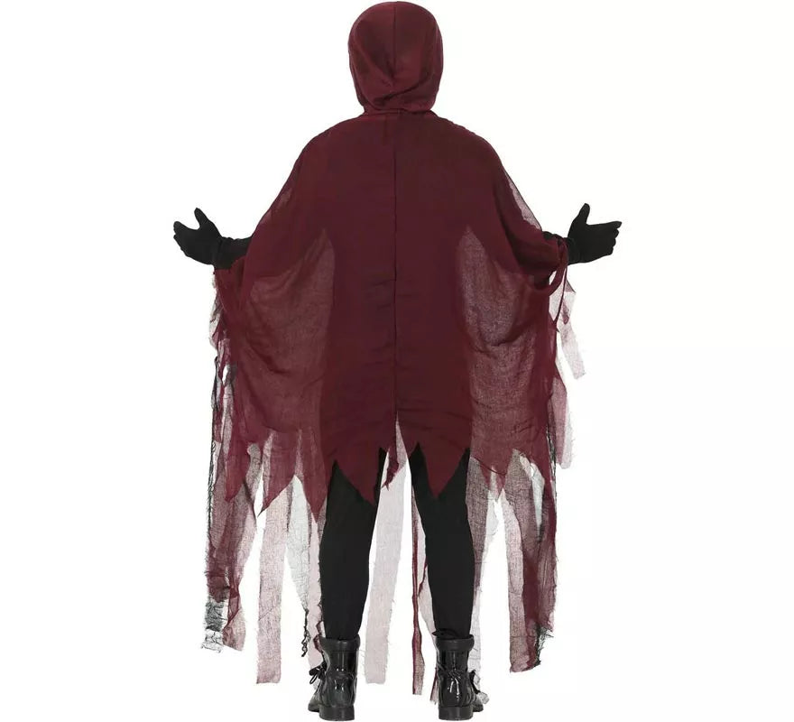 Translation missing: en.Disfraz de La Muerte Mística rojo para adulto