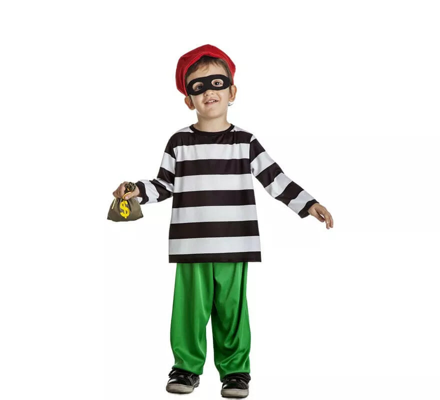 Disfraz de Ladrón Enmascarado para niño y bebé