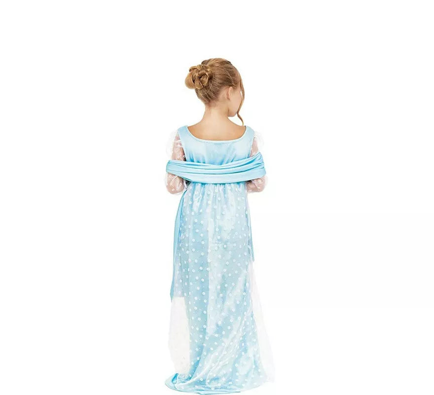 Translation missing: en.Disfraz de Lady Inglesa azul celeste para niña