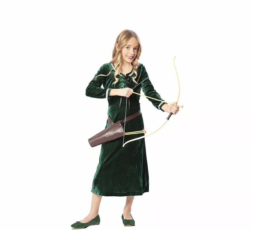 Disfraz de Lady Marian de Robin Hood para niña