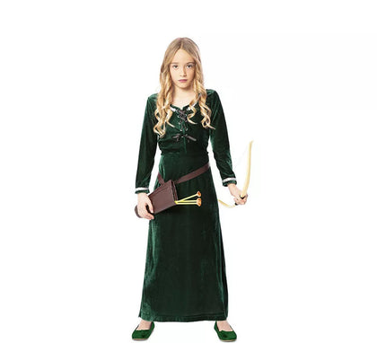 Disfraz de Lady Marian de Robin Hood para niña