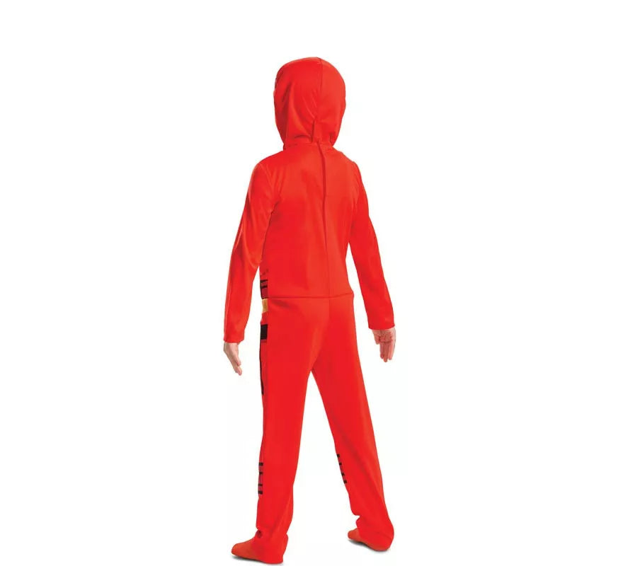 Disfraz de Lego Ninjago rojo Kai Kai para niños