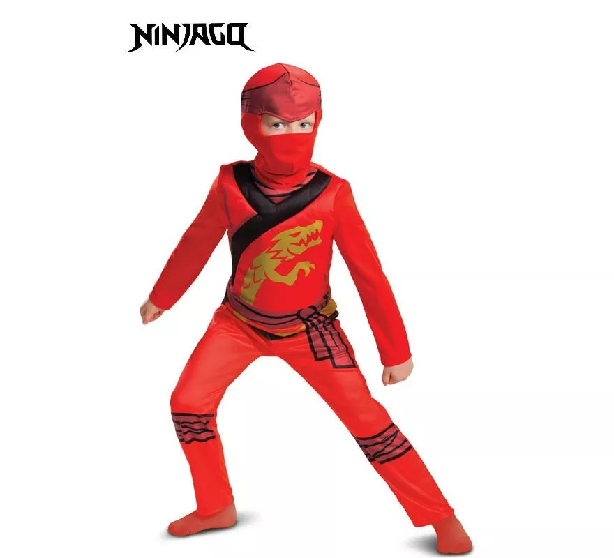 Translation missing: en.Disfraz de Lego Ninjago rojo Kai Kai para niños