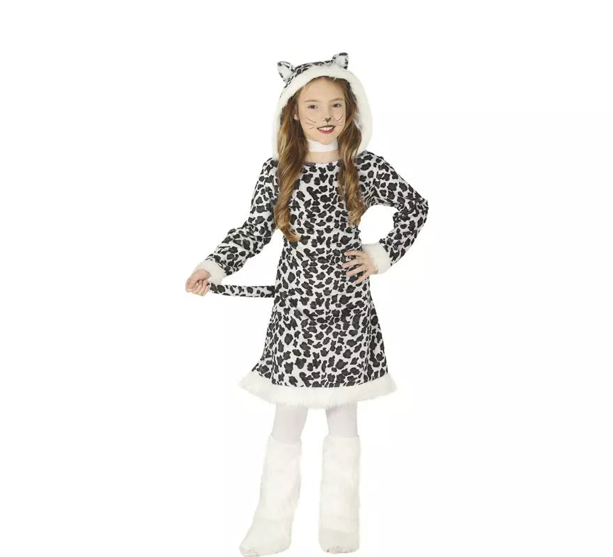 Translation missing: en.Disfraz de Leopardo Blanco para niña