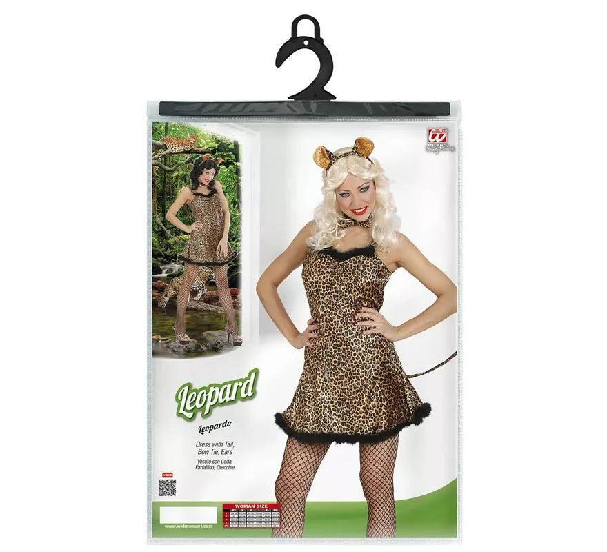 Translation missing: en.Disfraz de Leopardo en vestido amarillo para mujer