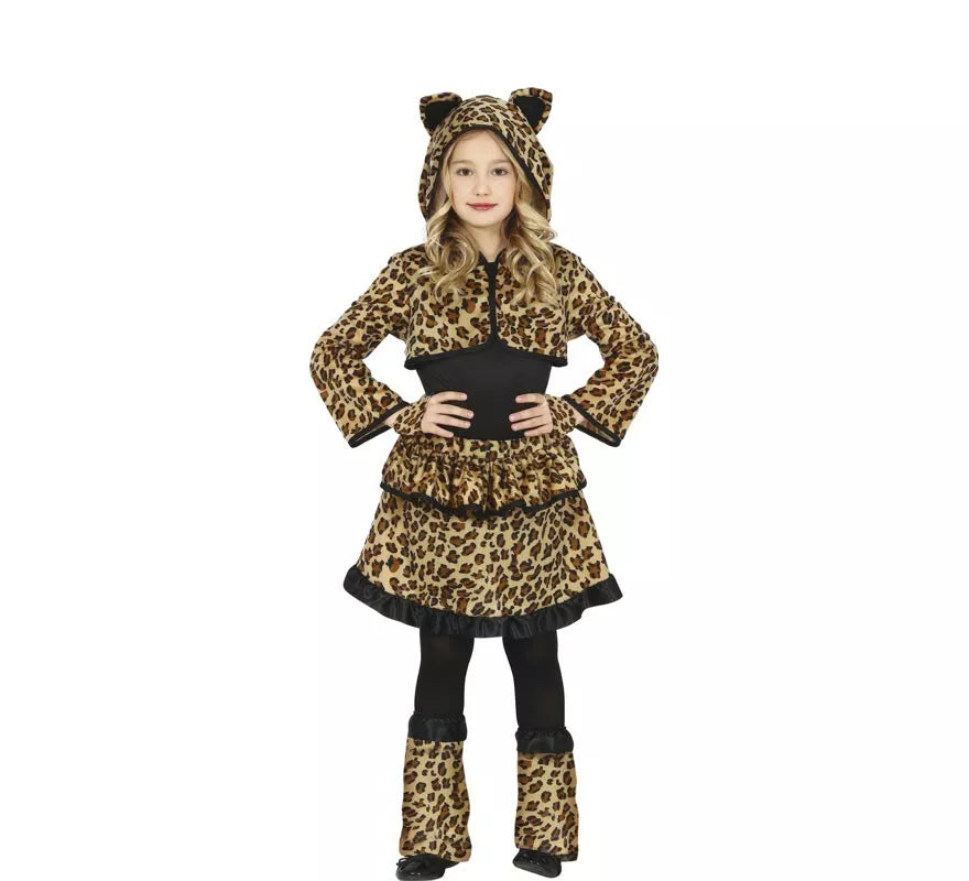 Disfraz de Leopardo para niña