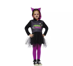Cute Cat Trick or Treat Costume for Girl