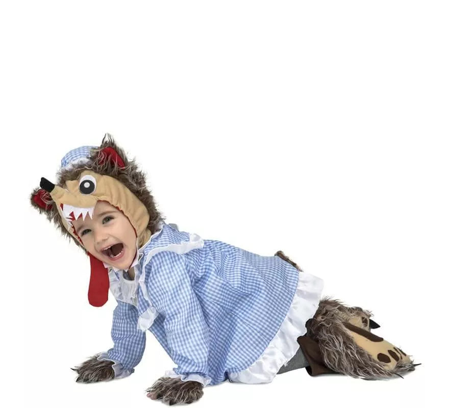 Disfraz de Lobito con pijama para bebé