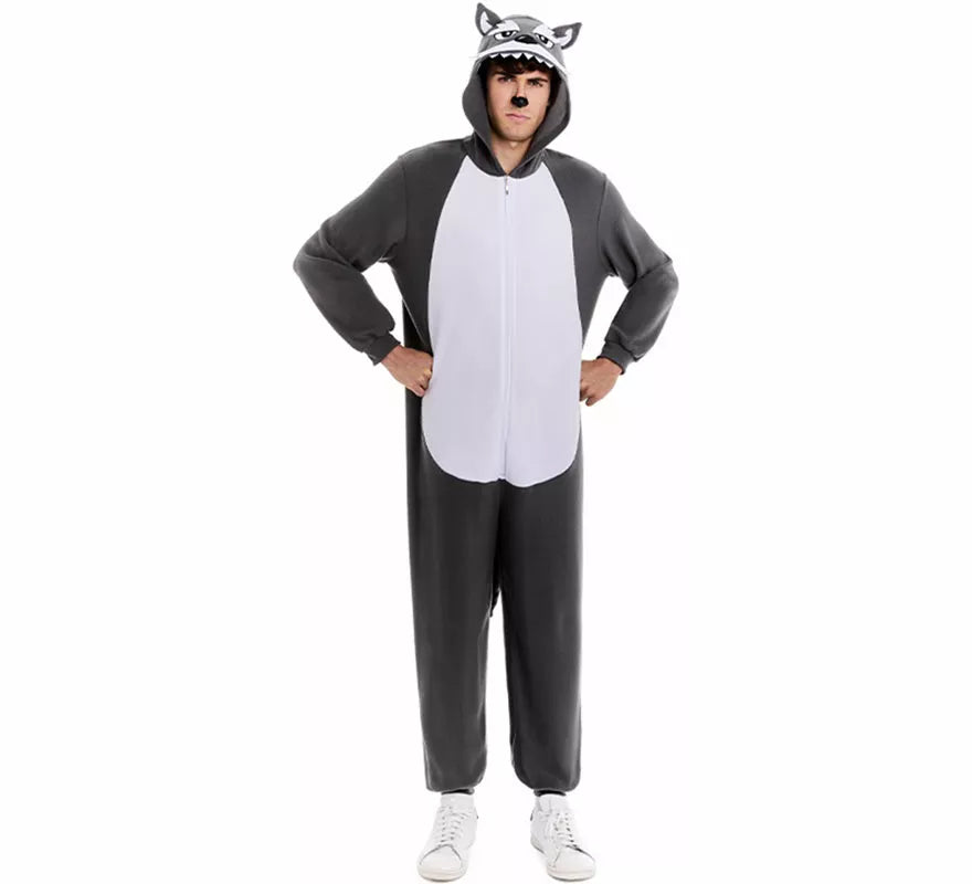 Disfraz de Lobo Gris para adulto