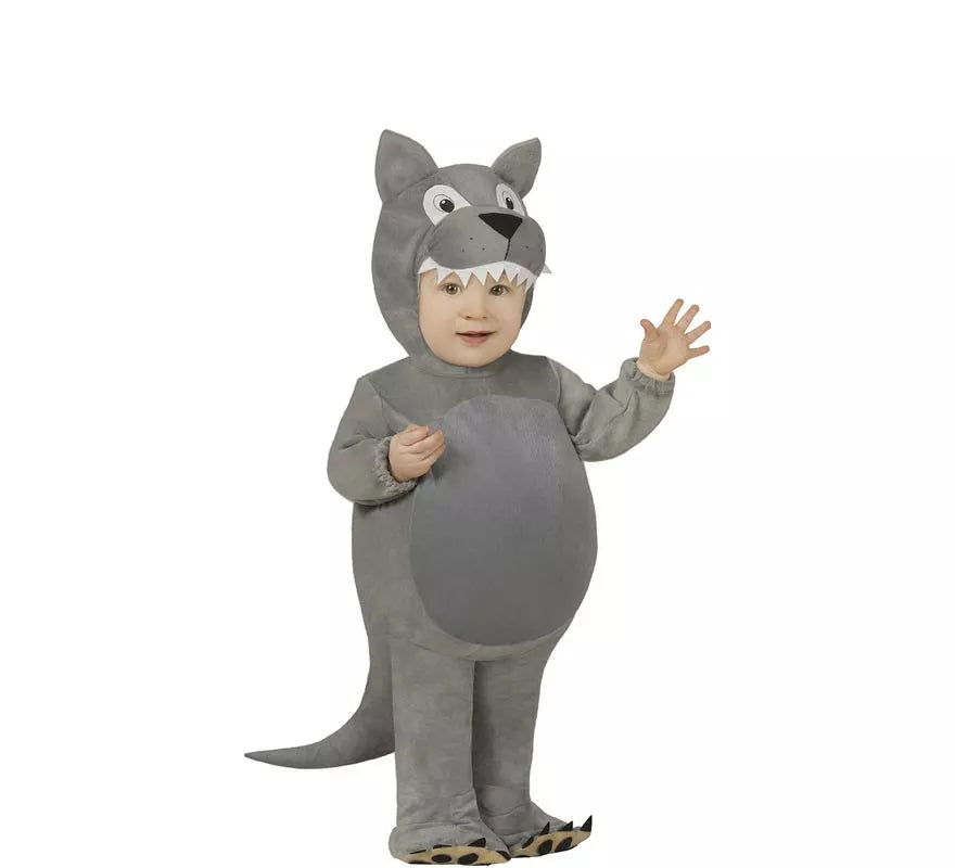 Disfraz de Lobo Gris para bebé