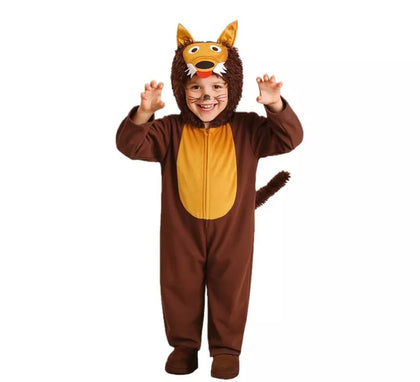 Disfraz de Lobo Marrón para Niño