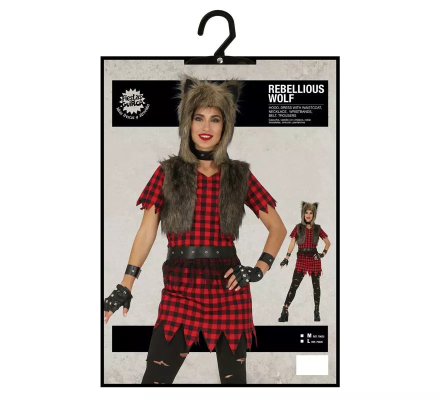 Translation missing: en.Disfraz de Lobo Rebelde para mujer