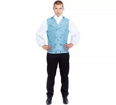 Blue Elegant English Lord Costume for Men