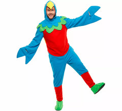Colorful Parrot Costume for adults