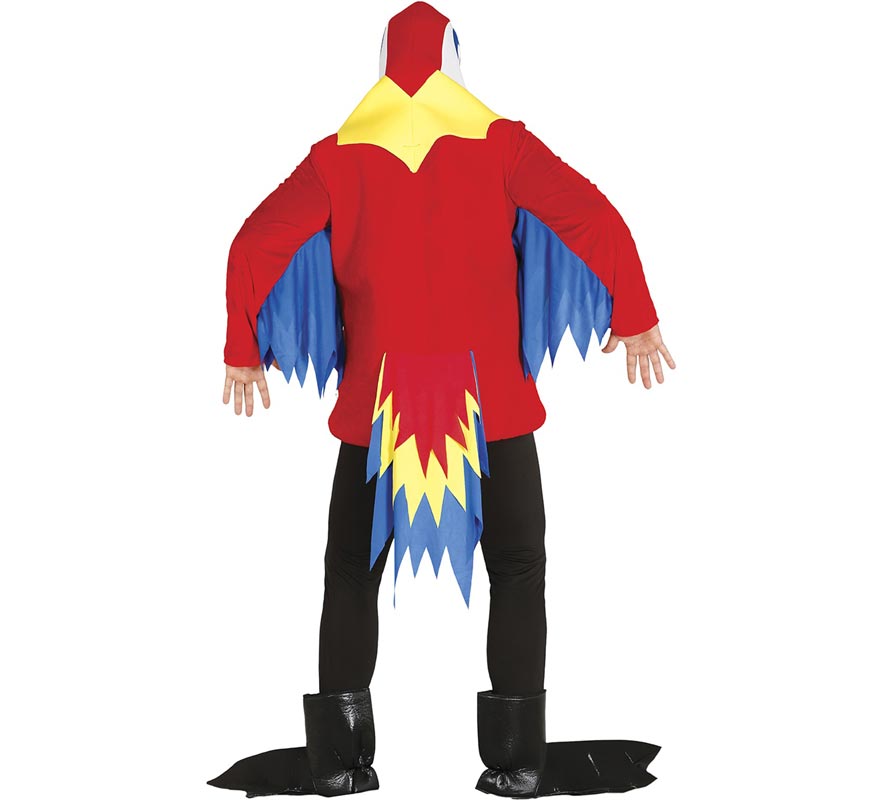 Disfraz de Loro colorido para hombre
