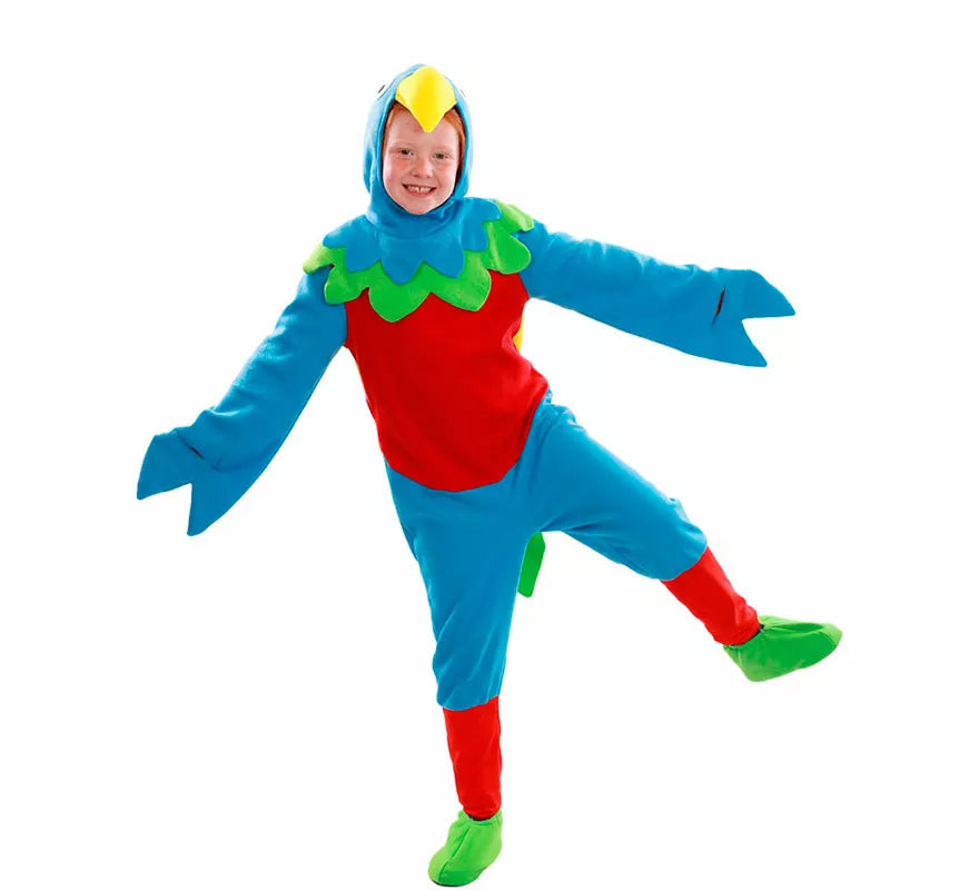 Disfraz de Loro Colorido para niños