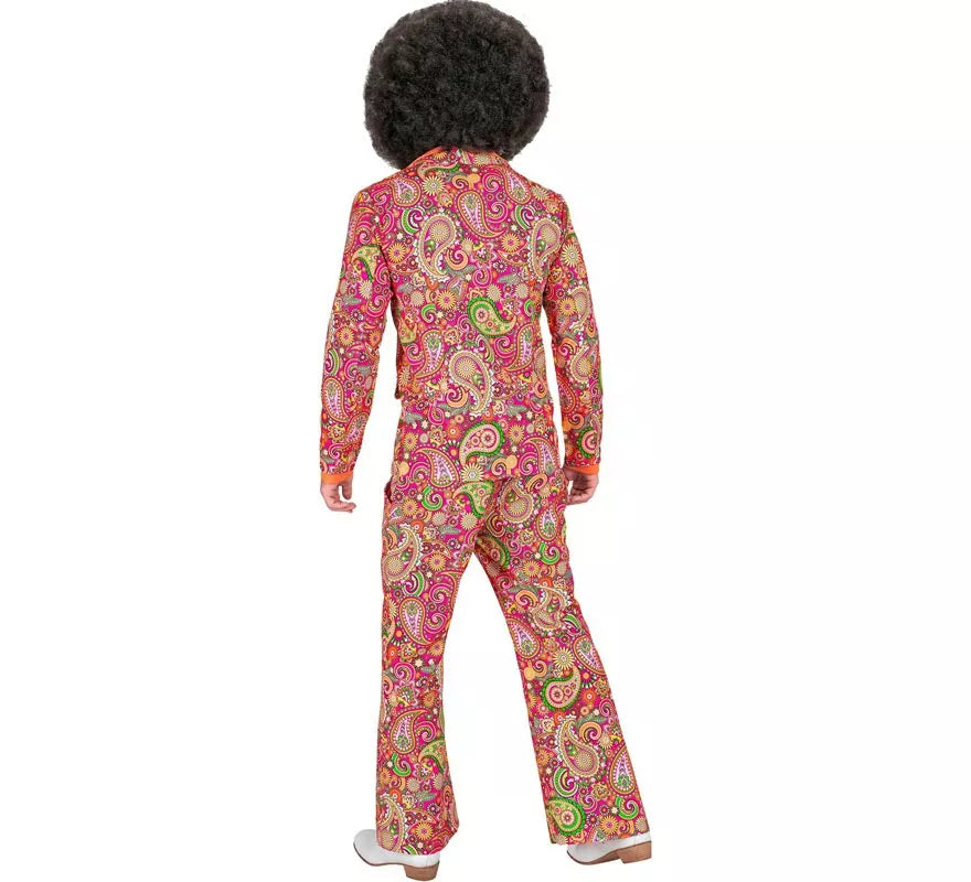 Disfraz de los años 60 Paisley para hombre