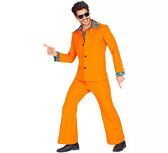 70s Disco Orange Costume for Men