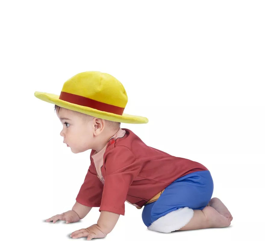 Disfraz de Luffy de One Piece para bebé