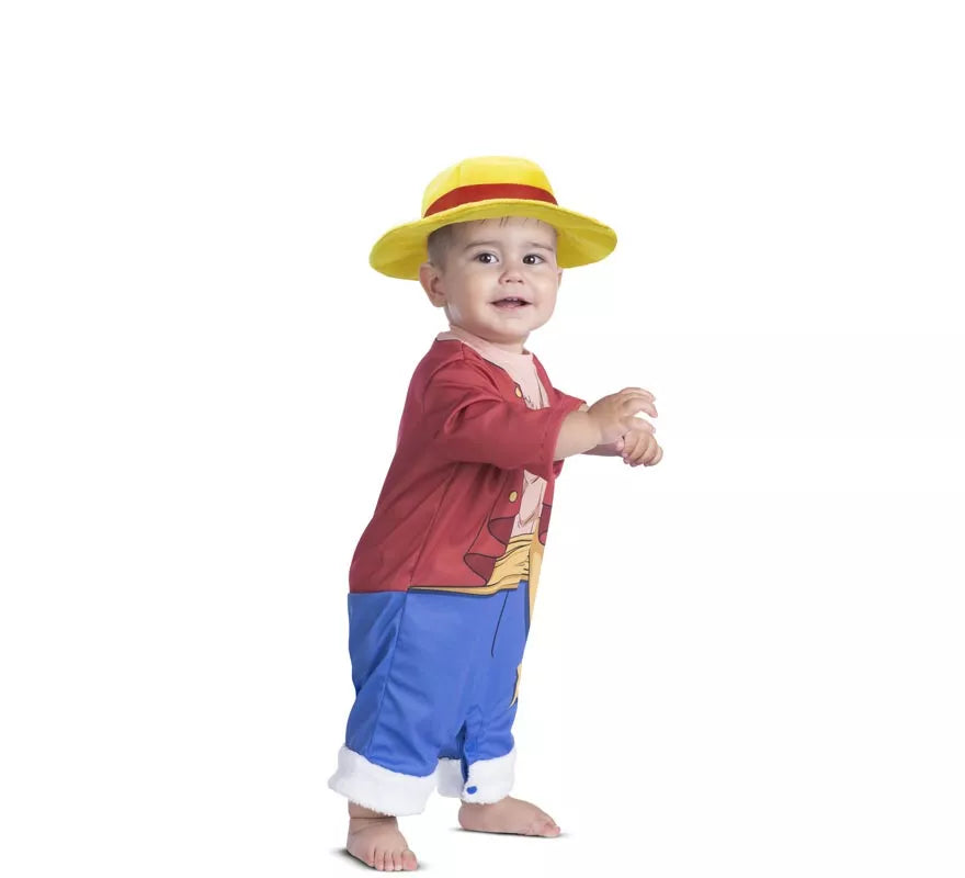 Disfraz de Luffy de One Piece para bebé