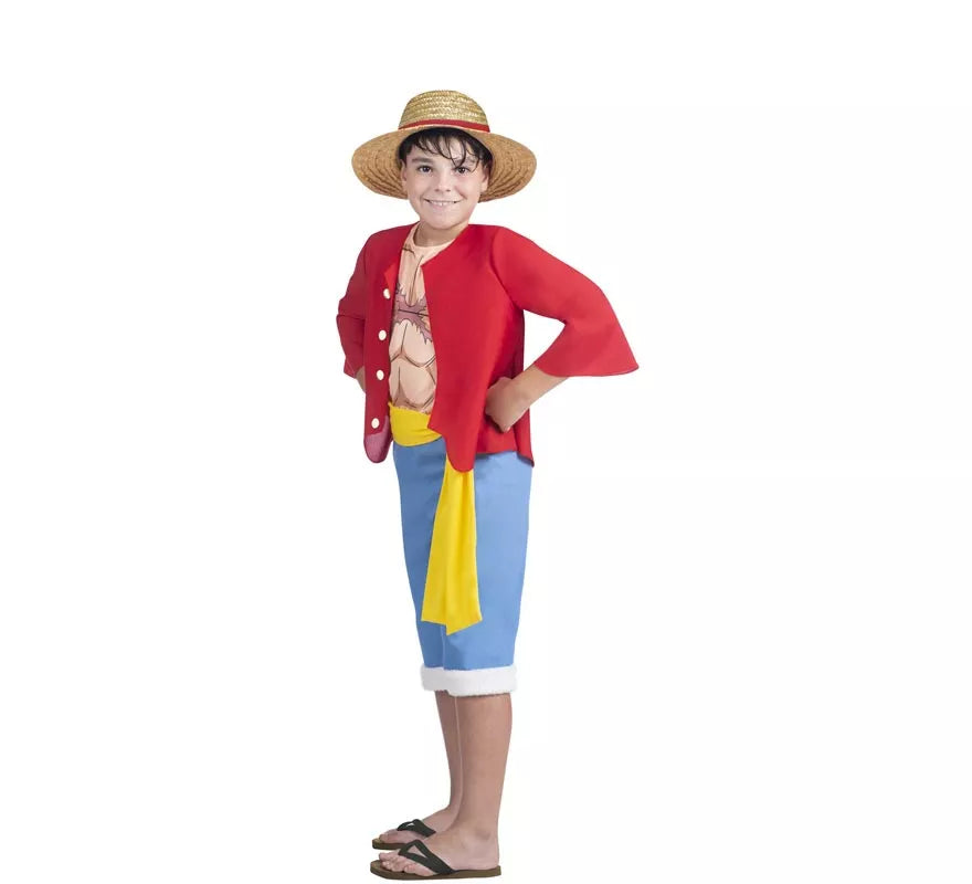 Translation missing: en.Disfraz de Luffy de One Piece para niño