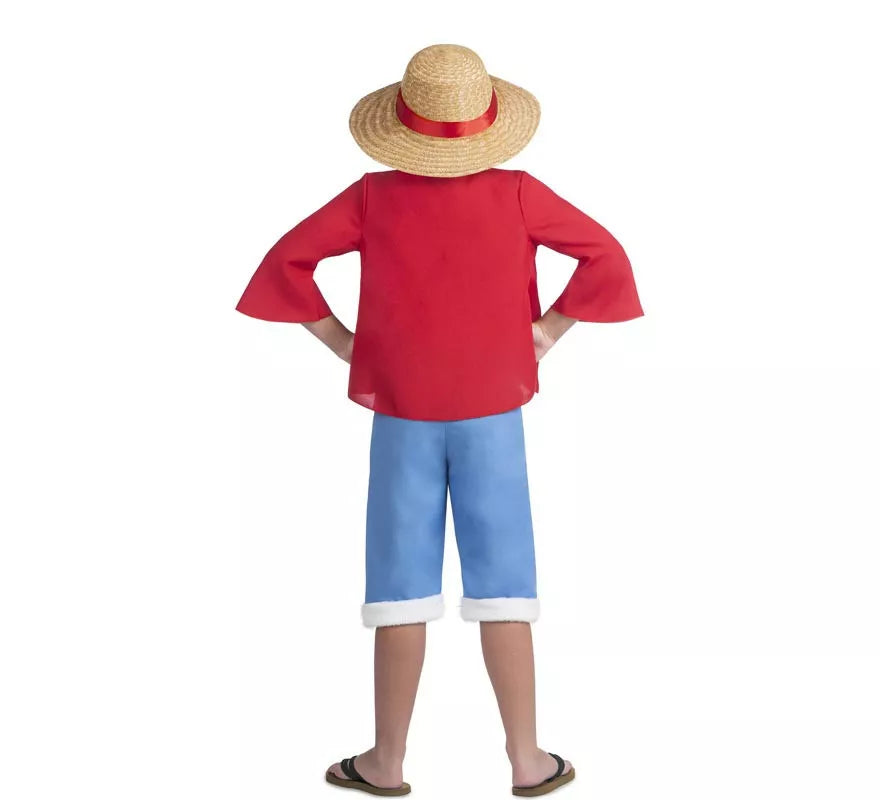 Disfraz de Luffy de One Piece para niño