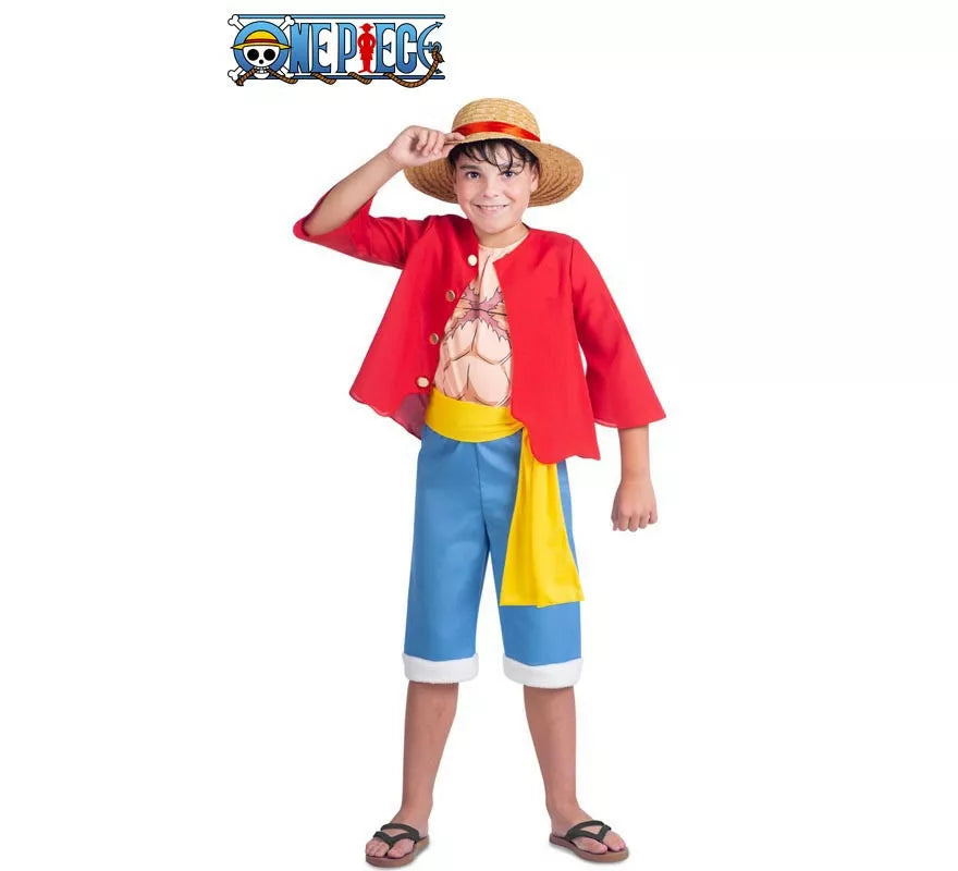 Disfraz de Luffy de One Piece para niño