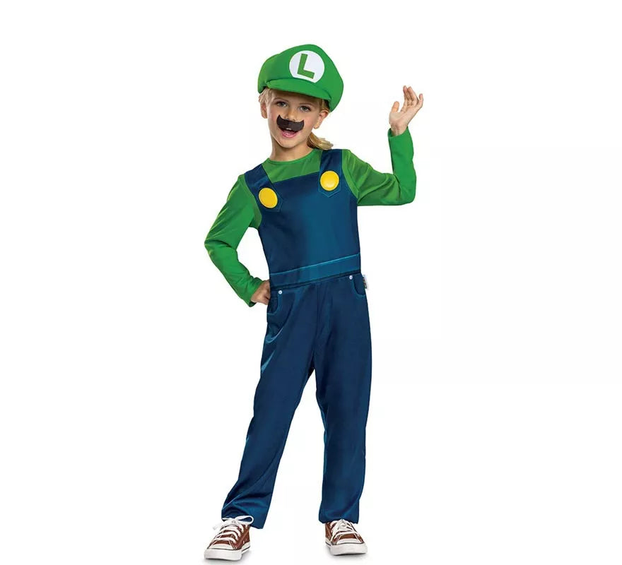 Translation missing: en.Disfraz de Luigi de Super Mario de Nintendo para niños