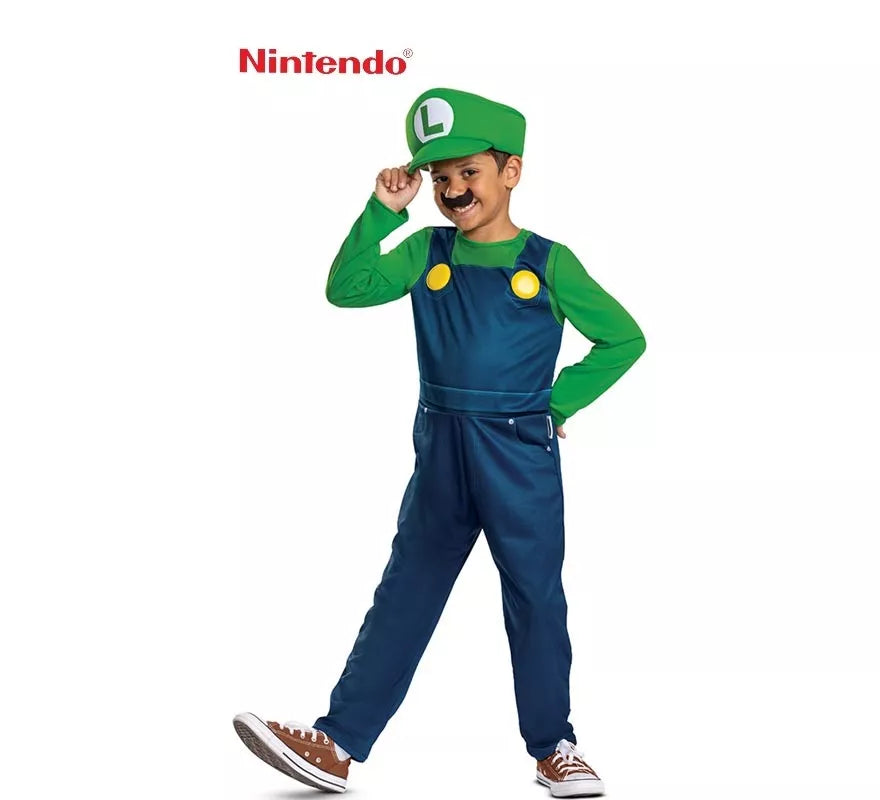 Translation missing: en.Disfraz de Luigi de Super Mario de Nintendo para niños