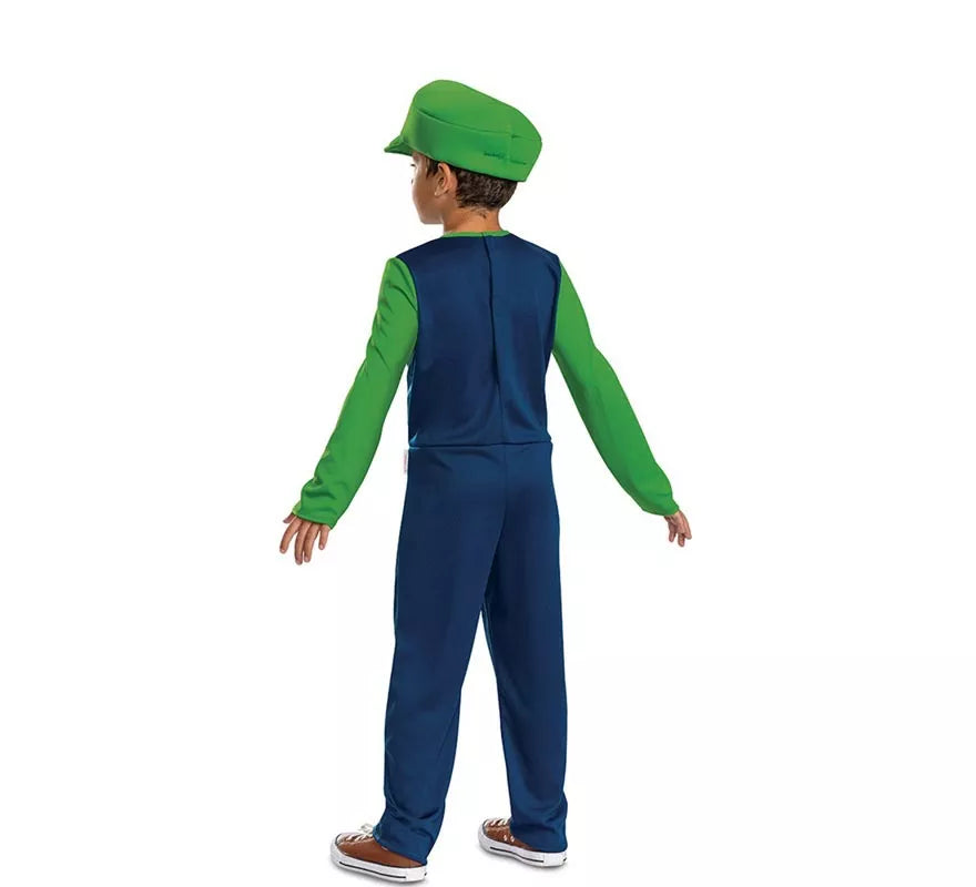 Disfraz de Luigi de Super Mario de Nintendo para niños