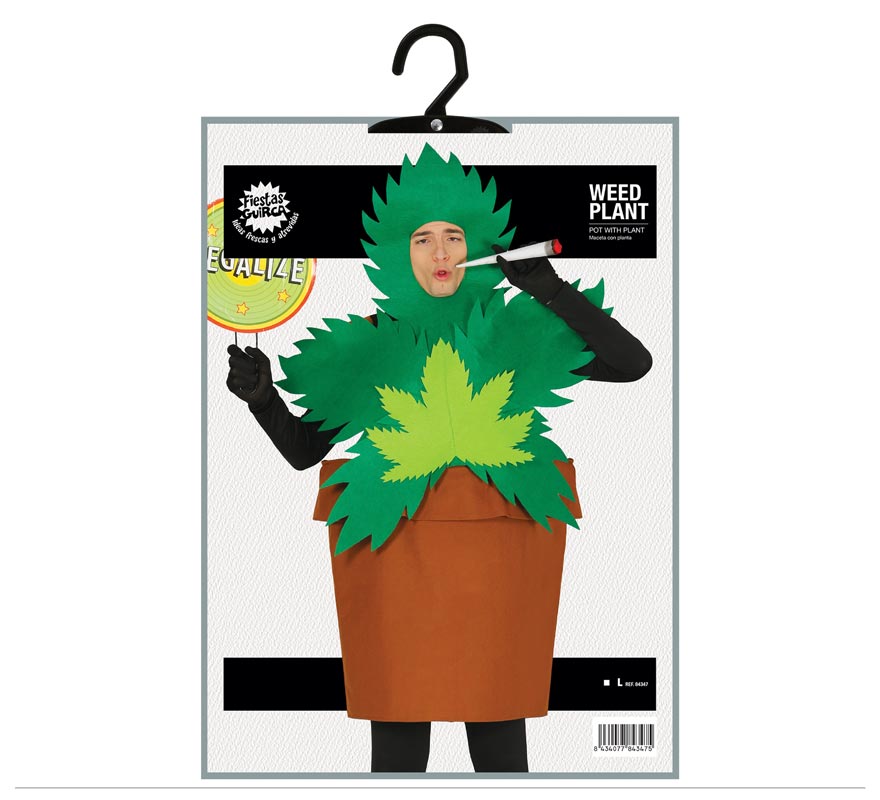 Translation missing: en.Disfraz de Maceta Planta de Marihuana para hombre