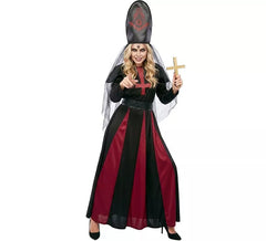 Women's Devil Priestess Mother Costume with Hat