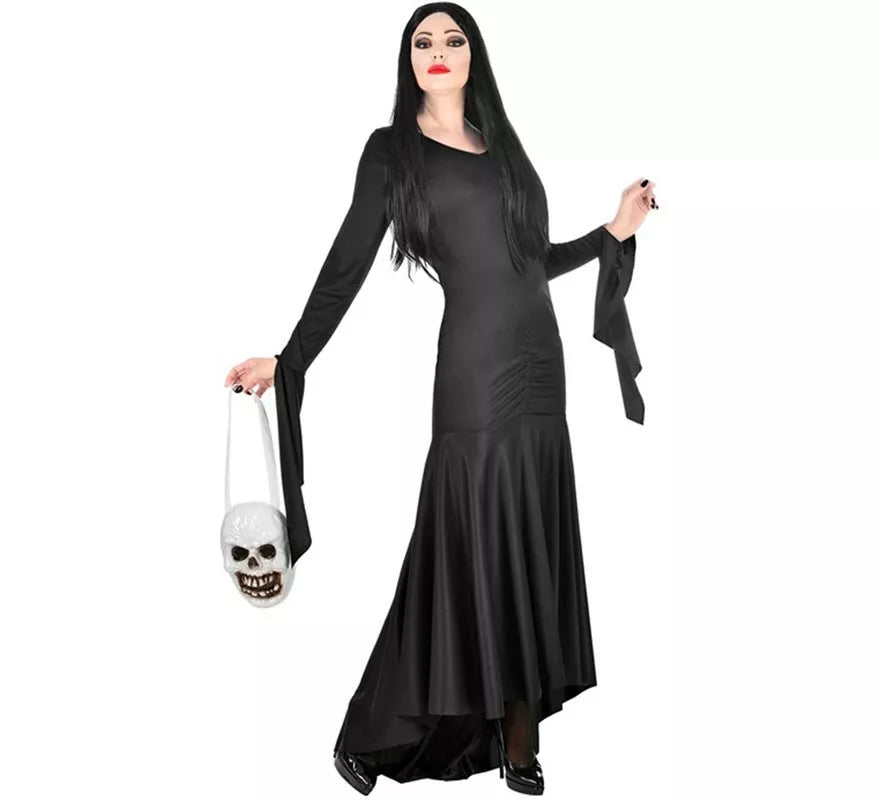 Disfraz de Madre Tenebrosa con Bolsa Calavera para mujer