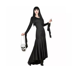 Spooky Mother Costume with Skull Bag for Women