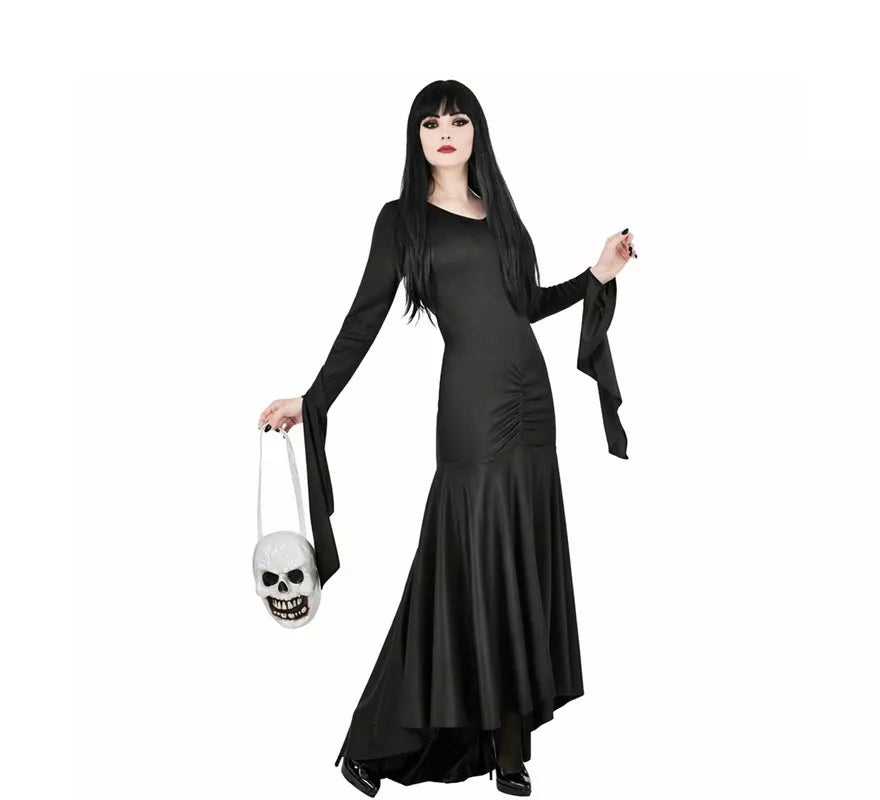 Translation missing: en.Disfraz de Madre Tenebrosa con Bolsa Calavera para mujer