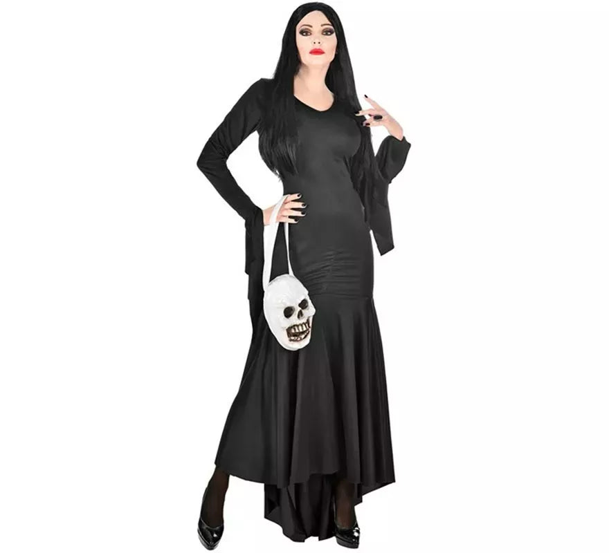 Disfraz de Madre Tenebrosa con Bolsa Calavera para mujer