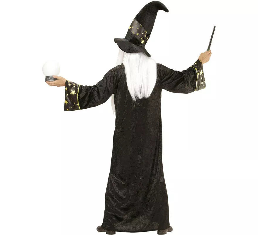Disfraz de Mago Fantasía Oscuro para hombre