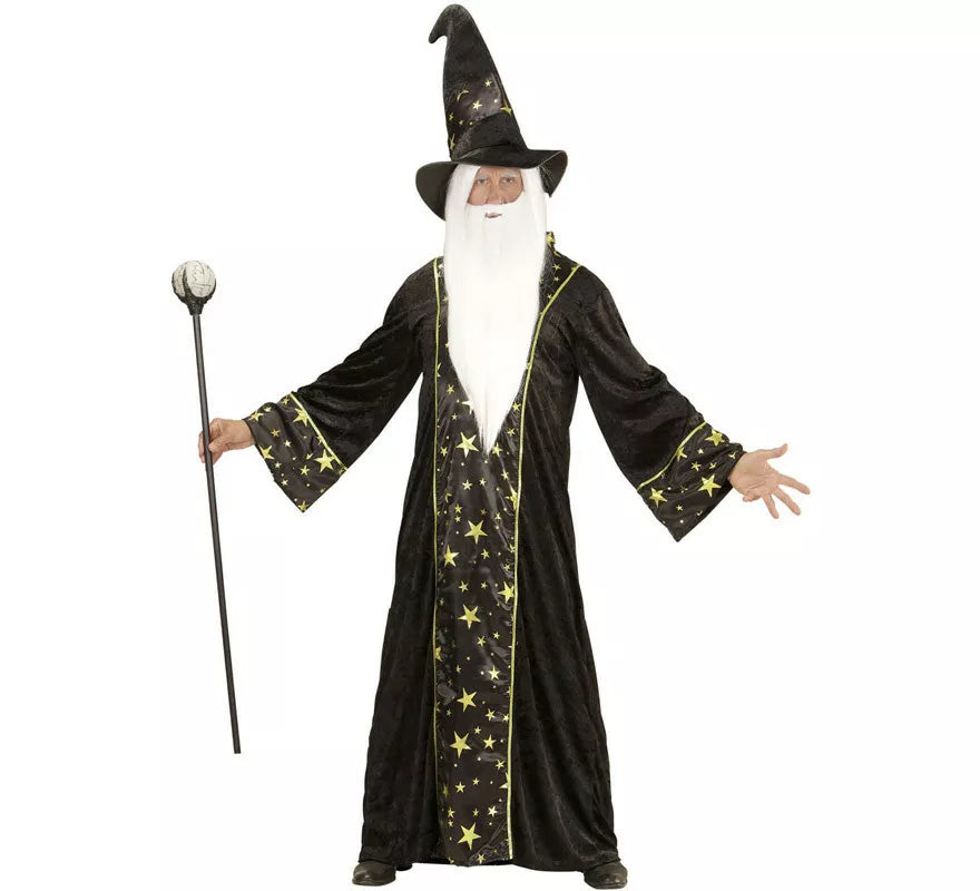 Disfraz de Mago Fantasía Oscuro para hombre