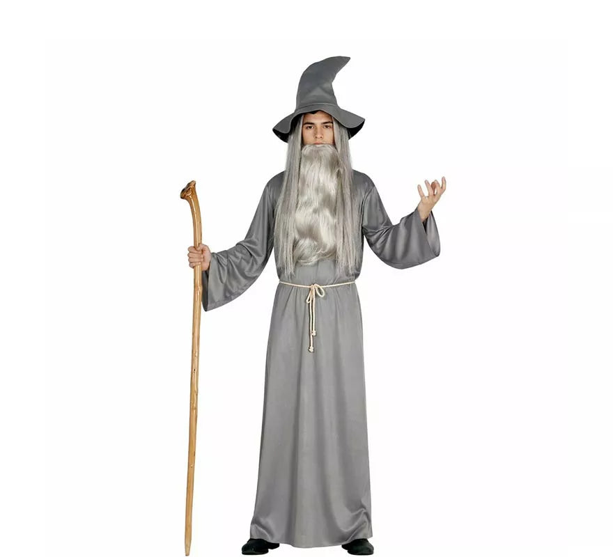 Disfraz de Mago Gandalf el gris para hombre