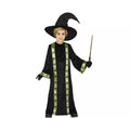 Disfraz de Mago Negro y verde para niños