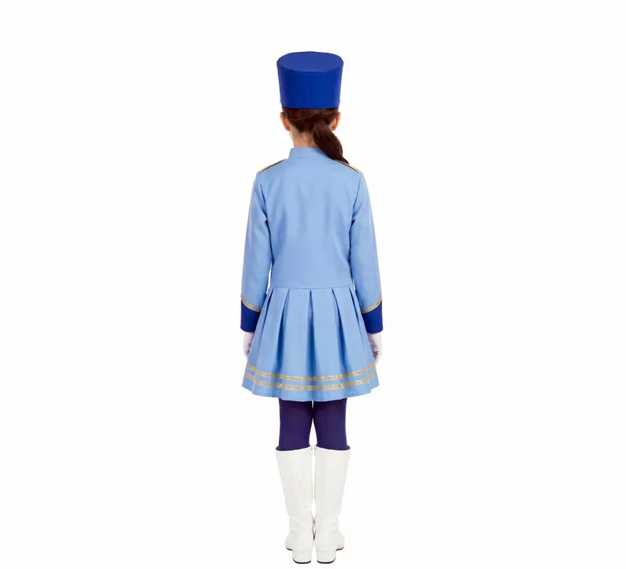 Translation missing: en.Disfraz de Majorette azul para niña