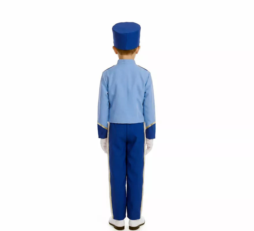 Translation missing: en.Disfraz de Majorette azul para niño